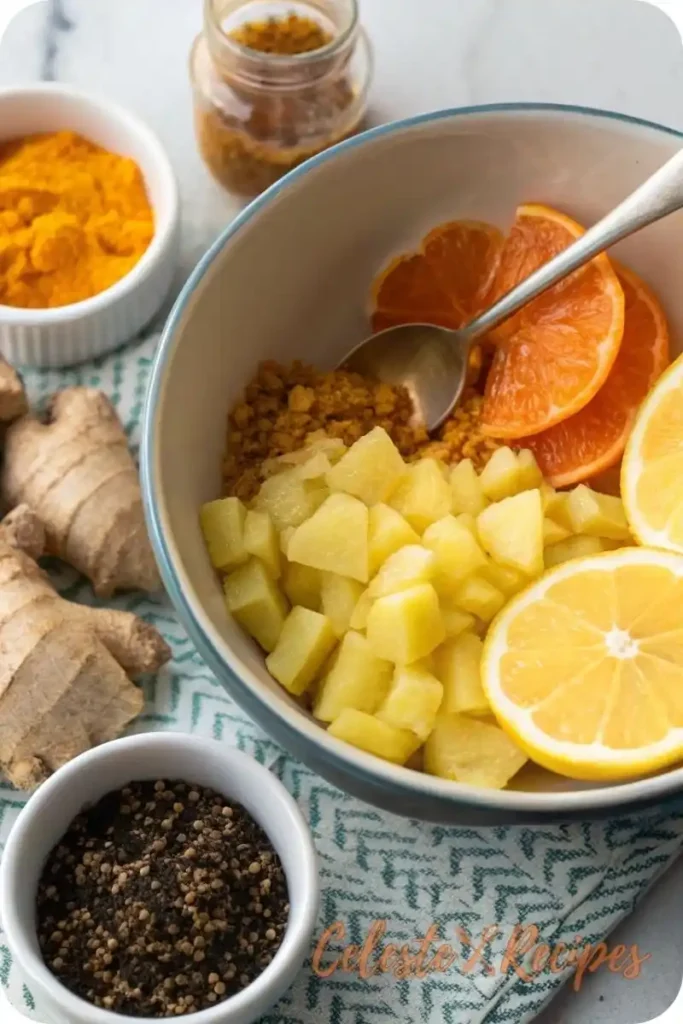 Ginger shot recipe: 5 Powerful Ways to Boost Immunity Fast 2 ginger shot recipe ingredients ginger lemon orange honey turmeric pepper