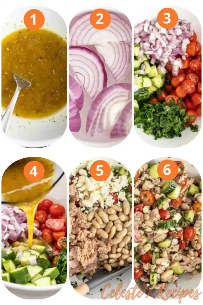 Mediterranean Tuna Salad Recipe 2 Step-by-Step prep Mediterranean tuna salad