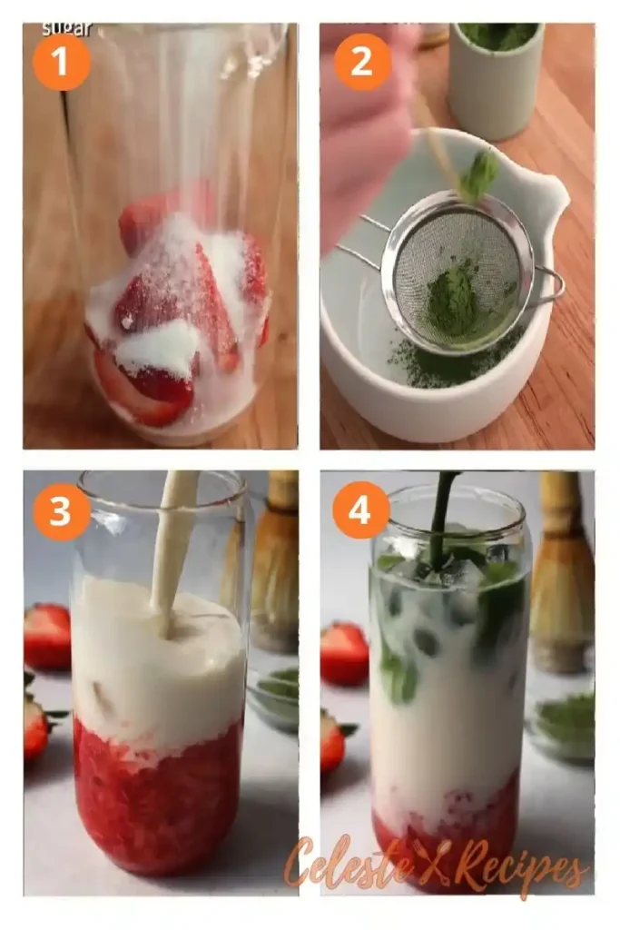 Strawberry Matcha Latte Recipe: 5-Minute Refresh 2 strawberry-matcha-latte-step-by-step
