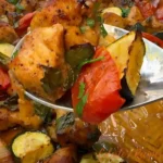 Mediterranean chicken breast recipe with roasted vegetables