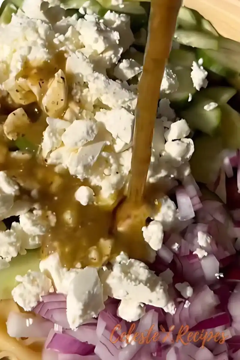Mediterranean Pasta Salad Recipe: Fresh, Easy & Family-Tested! 3 recipe mediterranean pasta salad with feta and olives step-by-step prep