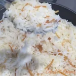Mediterranean rice recipe with basmati rice, olive oil, and vermicelli